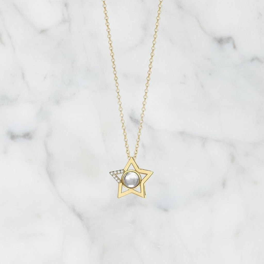 Colier photo projection ÉTOILE