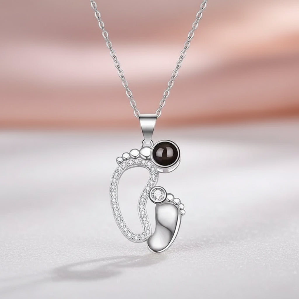 Collier photo projection BABY