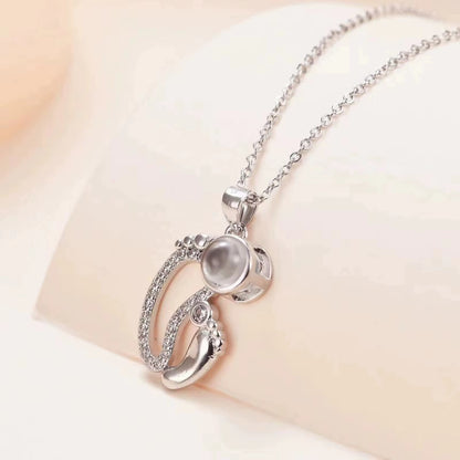 Collier photo projection BABY