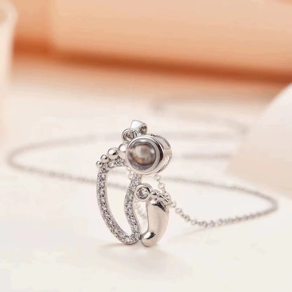 Collier photo projection BABY