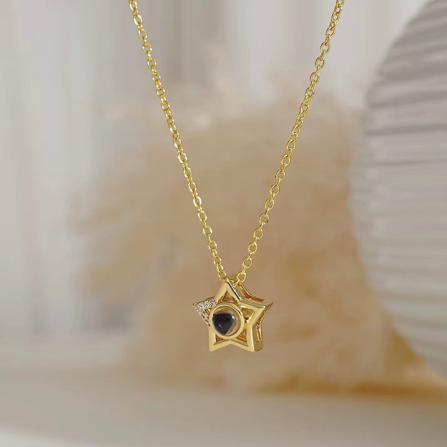 Colier photo projection ÉTOILE